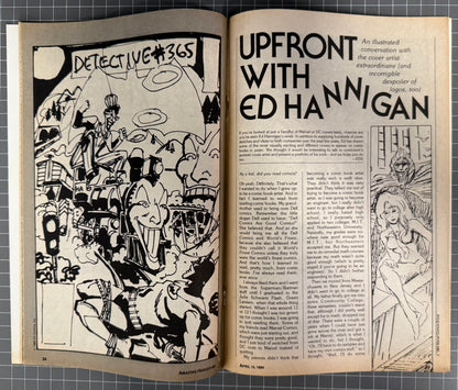 🔑 AMAZING HEROES #45 [FANTOGRAPHICS] *1ST ART TMNT* 1984 VG+