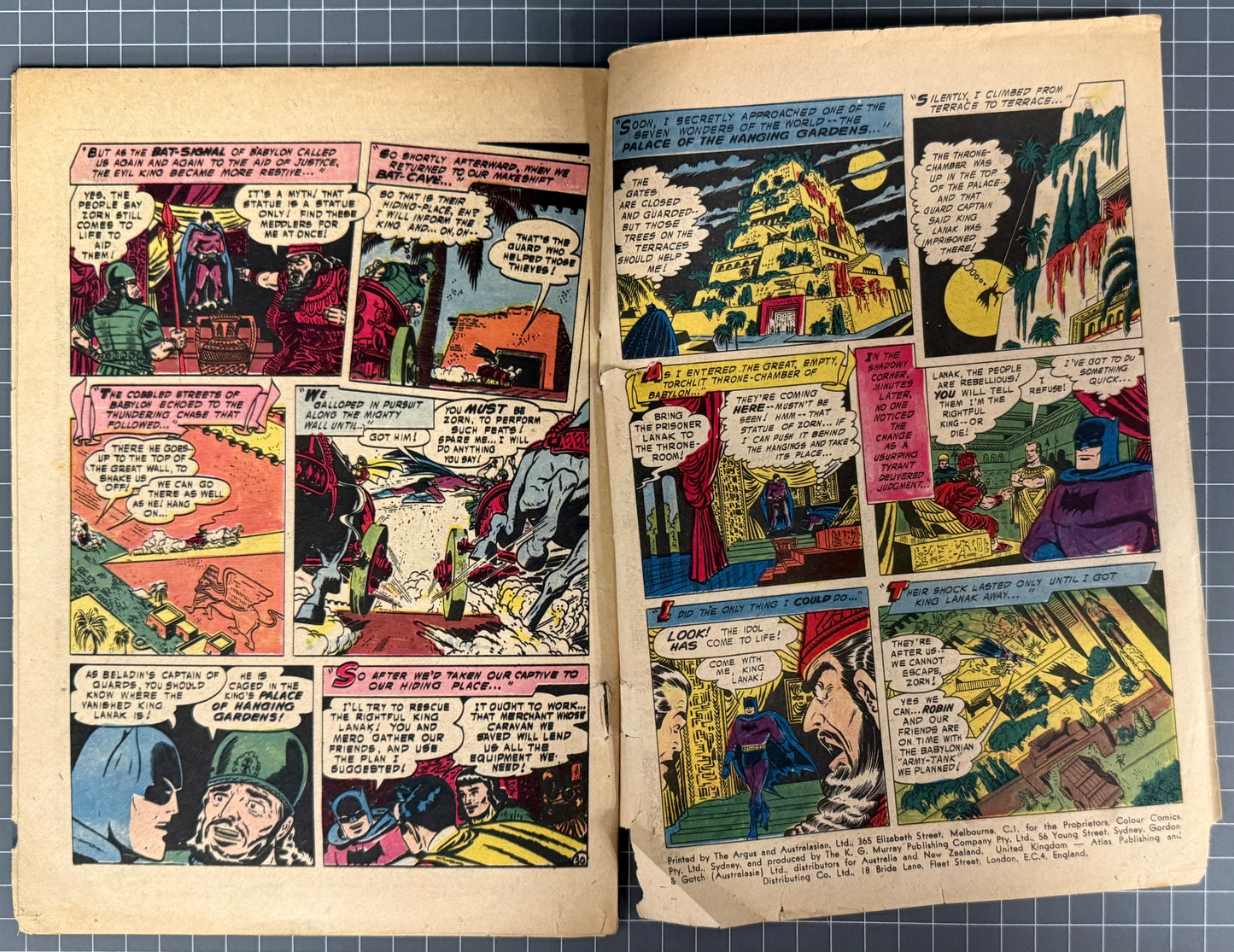 🔑 BATMAN #79 [COLOUR COMICS] AUSTRALIAN PRE-DECIMAL *SCARCE* 1956