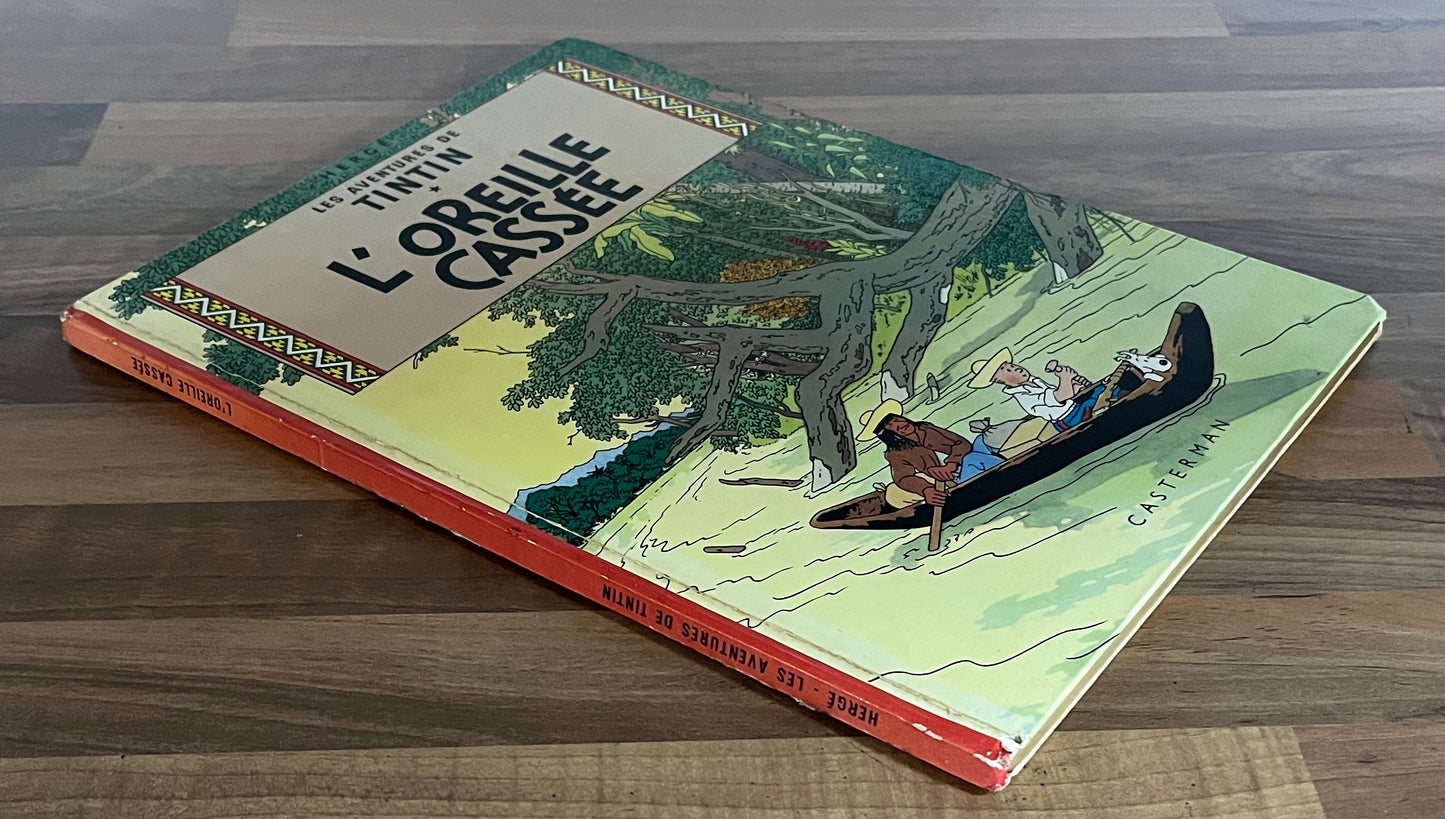 Les Aventures de Tintin L'Oreille Cassee, Casterman, French, Hardcover