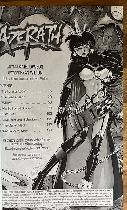Azerath Collected Edition Book 1 by Daniel Lawson, Ryan Wilton *RARE*
