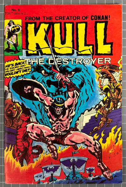 KULL THE DESTROYER #6 [YAFFA PUBLISHING] AUSTRALIAN MARVEL DIGEST COMIC 1981