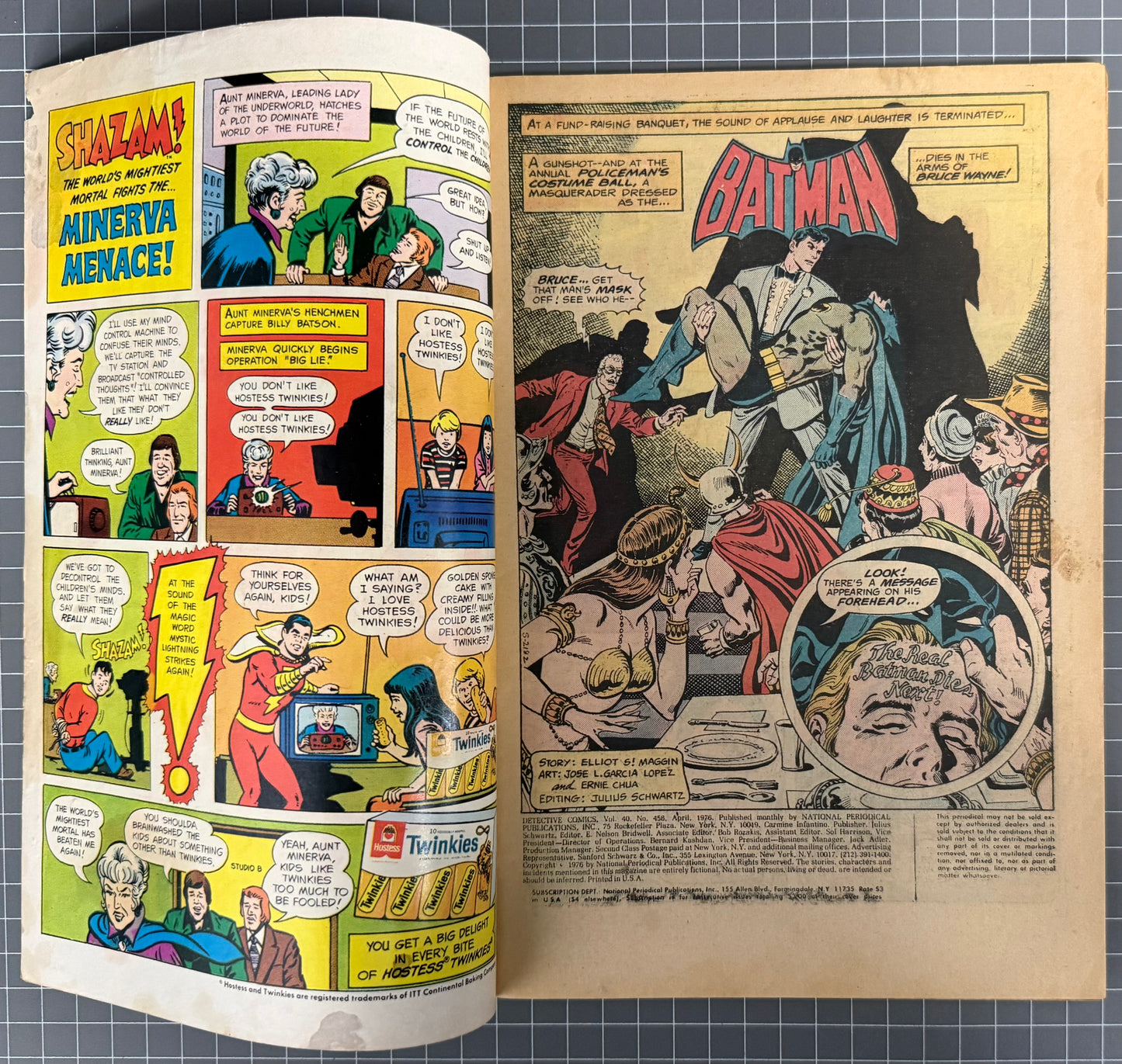 DETECTIVE COMICS #458 [DC COMICS] 1976 VG/FN