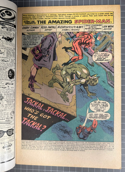 🔑 THE AMAZING SPIDER-MAN #148 [MARVEL COMICS] 1975 FN+