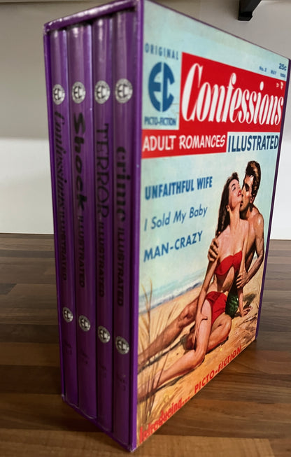 EC COMICS PICTO-FICTION SHOCK/TERROR/CRIME/CONFESSIONS ILLUSTRATED BOX SET