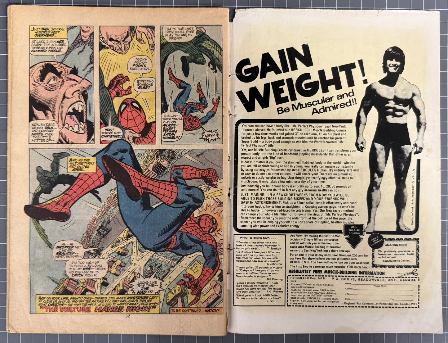 🔑 THE AMAZING SPIDER-MAN #127 [MARVEL COMICS] DIRECT 1973 GD-