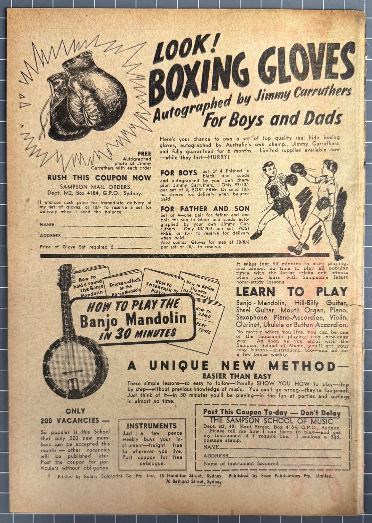 ADVENTURES OF DEAN MARTIN AND JERRY LEWIS #15 [FREW] AUSTRALIAN COMIC 1957