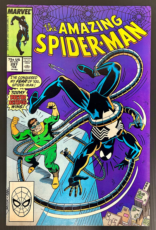 THE AMAZING SPIDER-MAN #297 [MARVEL COMICS] DIRECT 1988 VF/NM