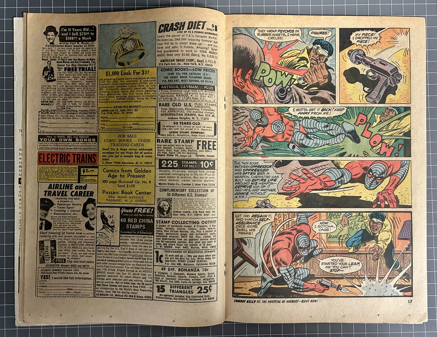 HERO FOR HIRE #12 [MARVEL COMICS] *LUKE CAGE* DIRECT 1973
