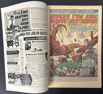 FANTASTIC FOUR #127 [MARVEL COMICS] DIRECT 1972 FN