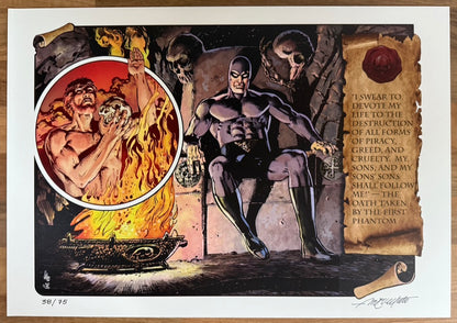 THE PHANTOM SUNDAYS ARCHIVE SPECIAL SDCC + SAL VELLUTO SIGNED & NUMBERED PLATE