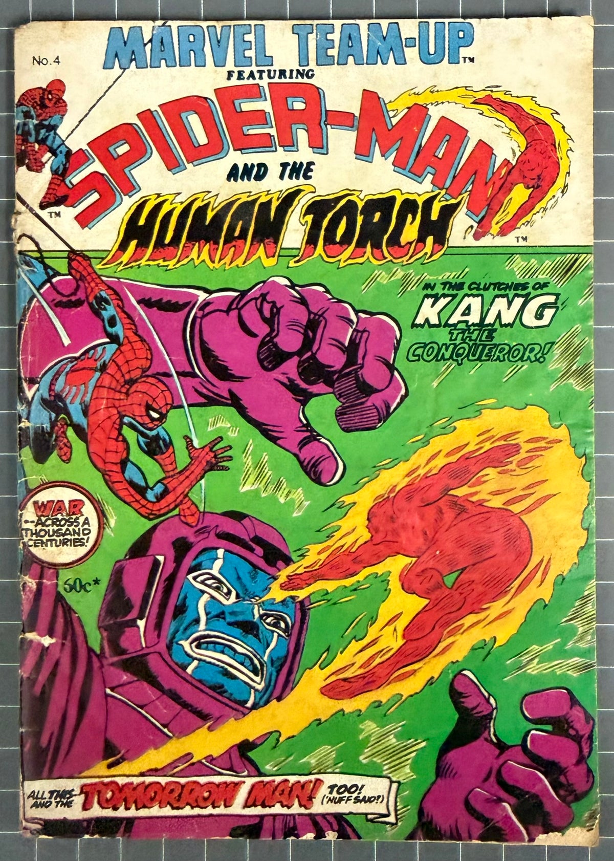 MARVEL TEAM-UP #4 [YAFFA PUBLISHING] AUSTRALIAN MARVEL DIGEST COMIC 1980