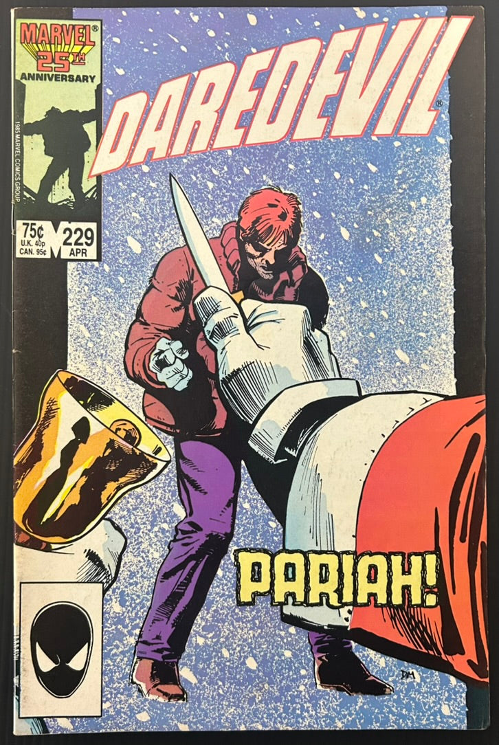 🔑 DAREDEVIL #229 [MARVEL COMICS] DIRECT *1ST APP. SISTER MAGGIE* 1986 FN+