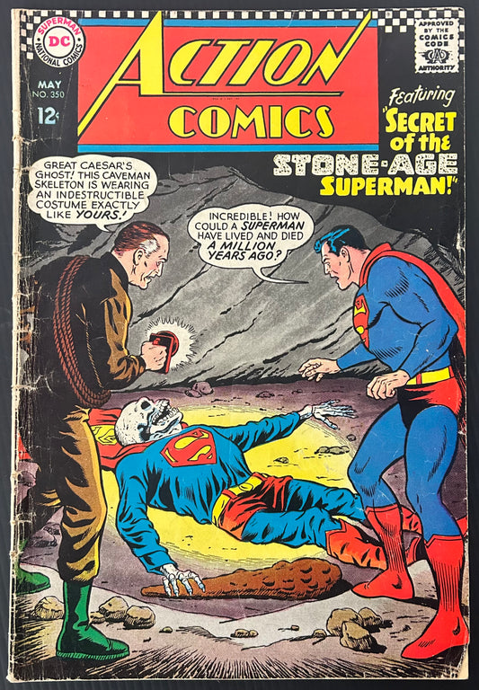 ACTION COMICS #350 [DC COMICS] DIRECT 1967 GD/VG