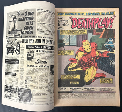 IRON MAN #50 [MARVEL COMICS] DIRECT 1972 FN