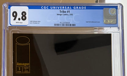 TRIBE #1 ***CGC 9.8*** [IMAGE COMICS] ~ WHITE PAGES/GOLD FOIL EMBOSSED ~ 1993