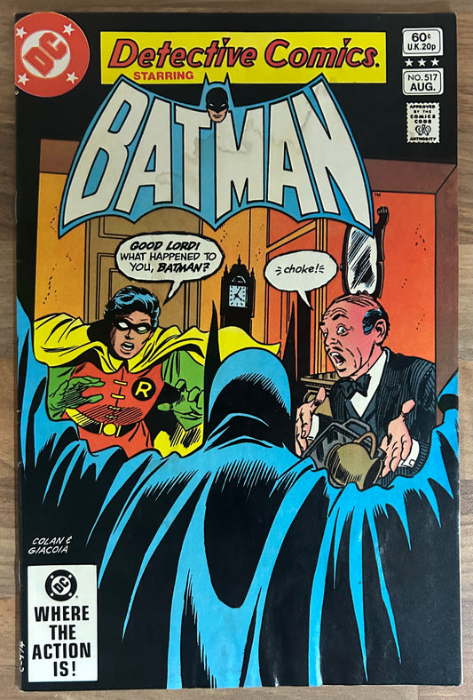 DETECTIVE COMICS #517 [DC COMICS] DIRECT 1982 FN