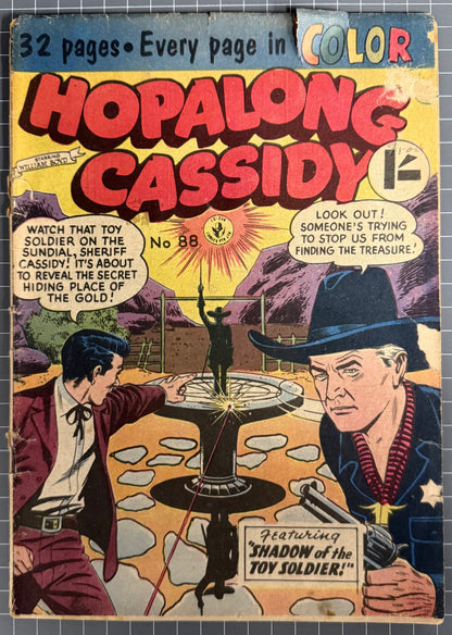 HOPALONG CASSIDY #88 [COLOUR COMICS] AUSTRALIAN PRE-DECIMAL *SCARCE* 1956