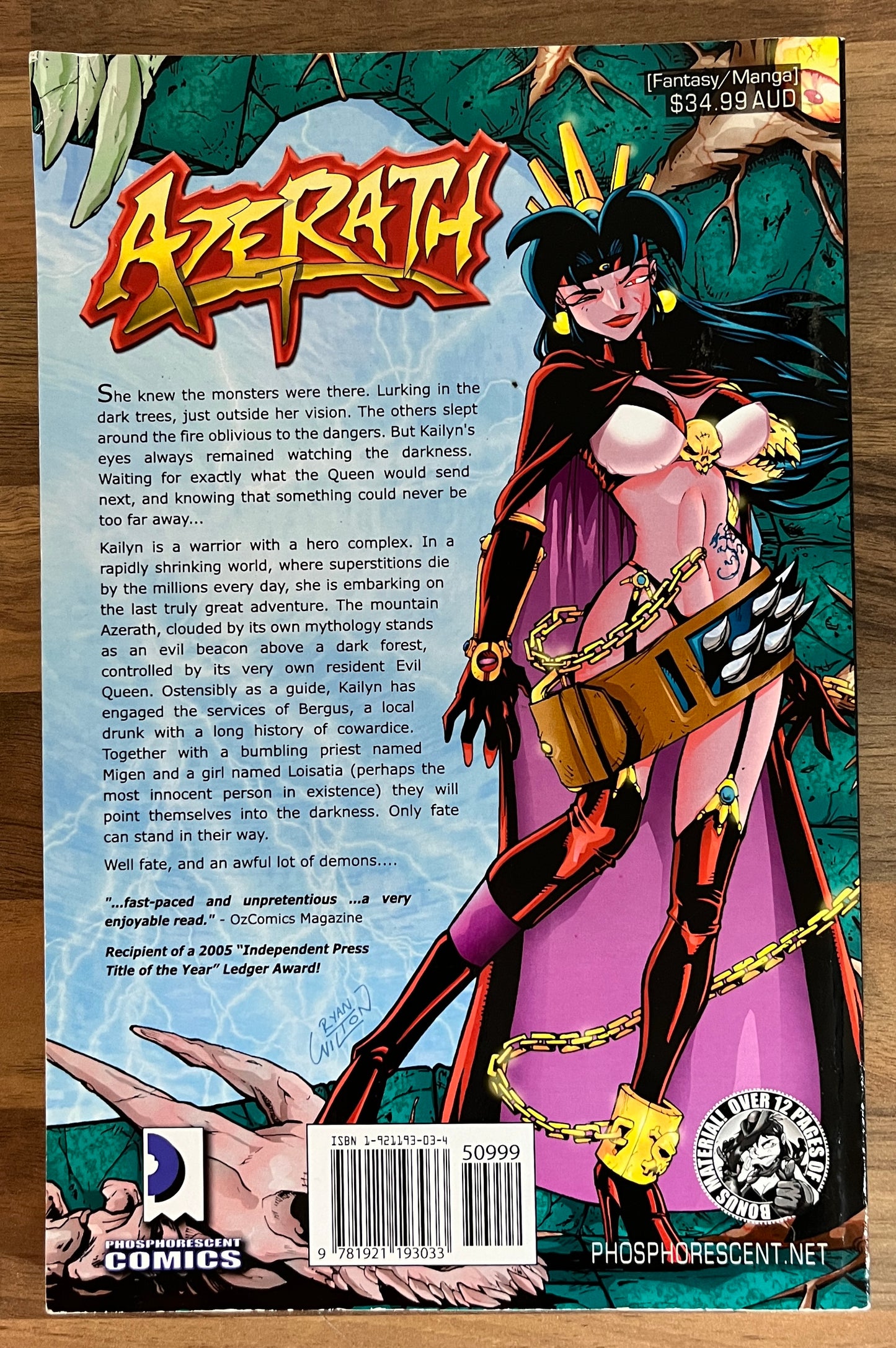 Azerath Collected Edition Book 1 by Daniel Lawson, Ryan Wilton *RARE*