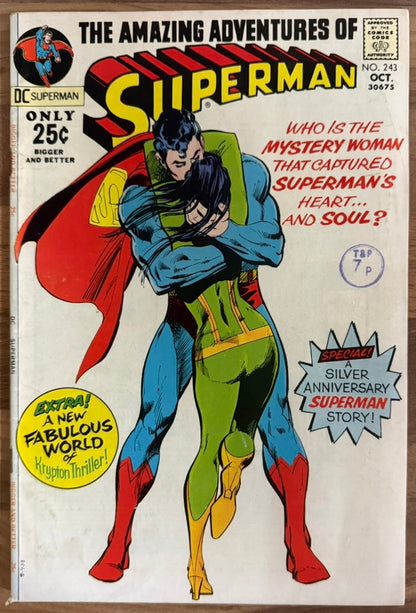 🔑 SUPERMAN #243-#400 [DC] NON SEQUENTIAL LOT 7 COMICS BRONZE AGE BUNDLE