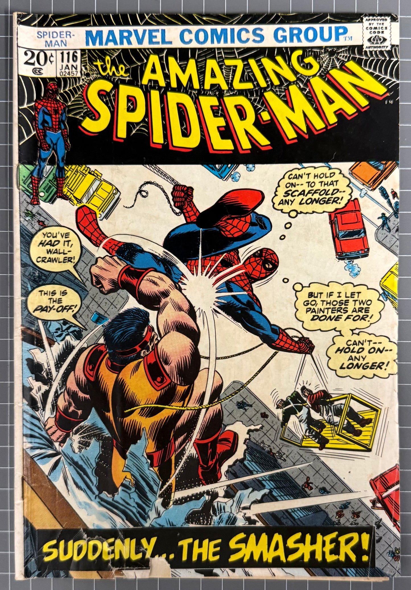 THE AMAZING SPIDER-MAN #116 [MARVEL COMICS] DIRECT 1973 GD+