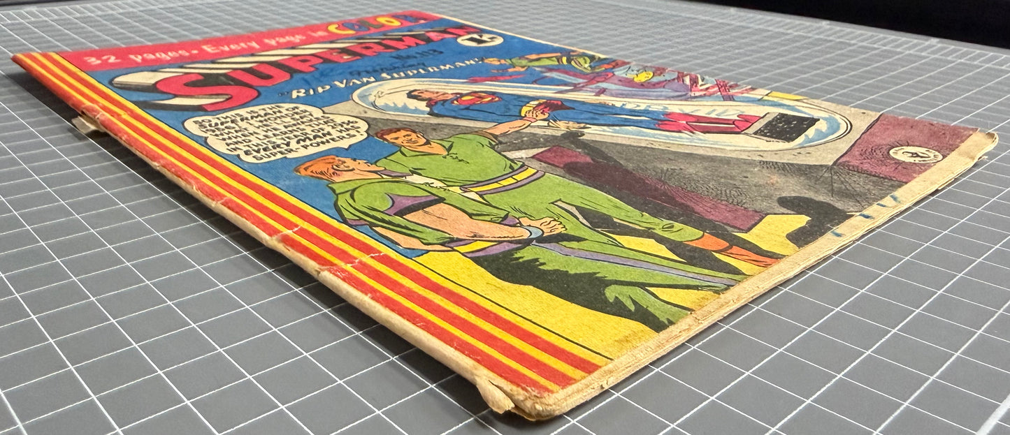 SUPERMAN #113 [COLOUR COMICS] AUSTRALIAN PRE-DECIMAL *SCARCE* 1956