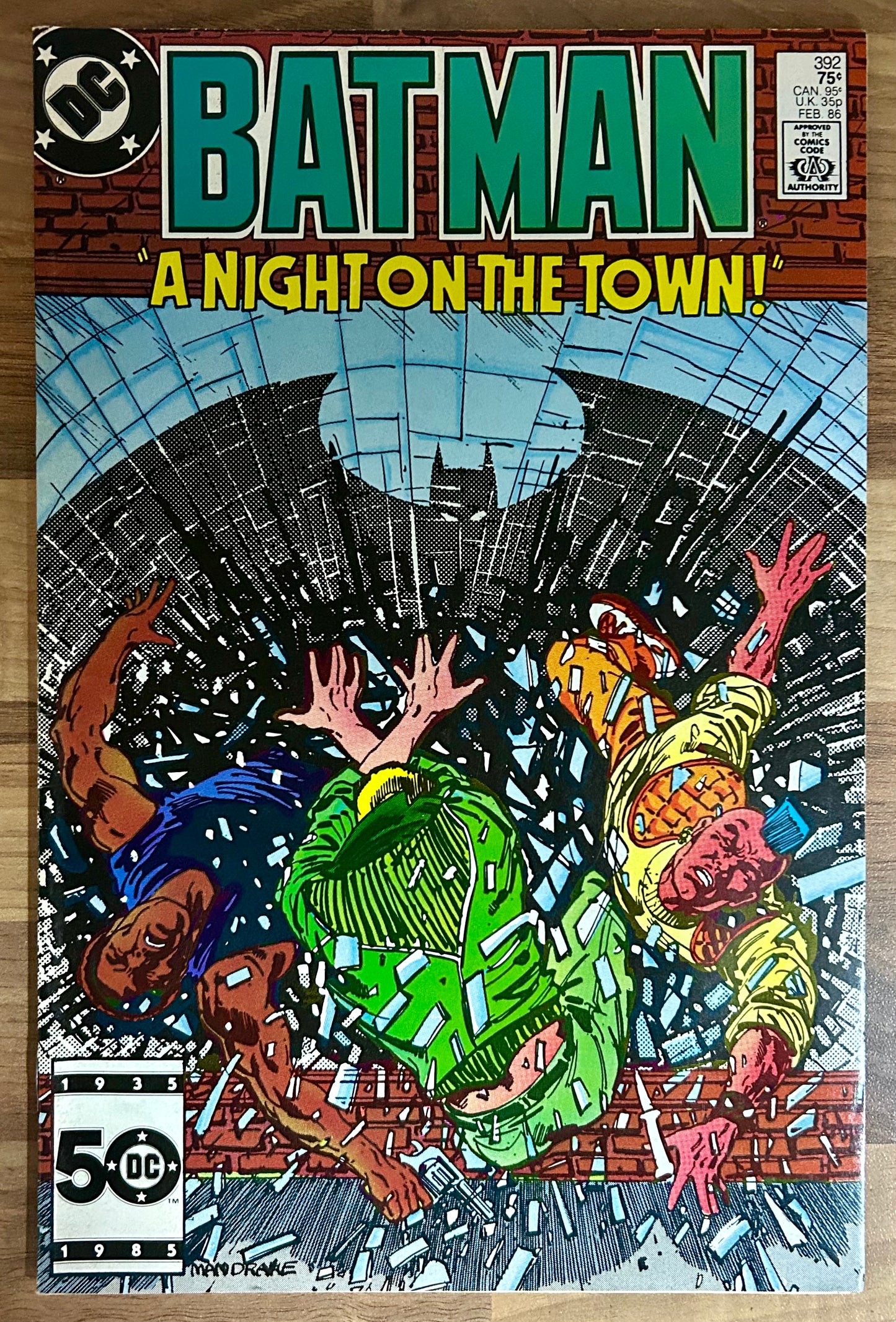 BATMAN #392 [DC COMICS] DIRECT 1986 VF-