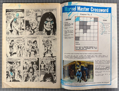 🔑 CONAN THE BARBARIAN #11 + POSTER [NEWTON COMICS] AUSTRALIAN *RED SONJA* 1975