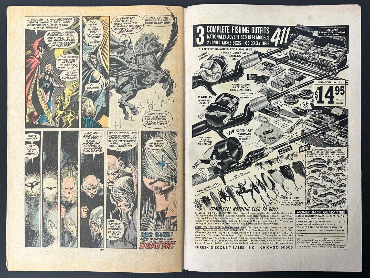 DR STRANGE #2 [MARVEL COMICS] DIRECT 1974 VG-