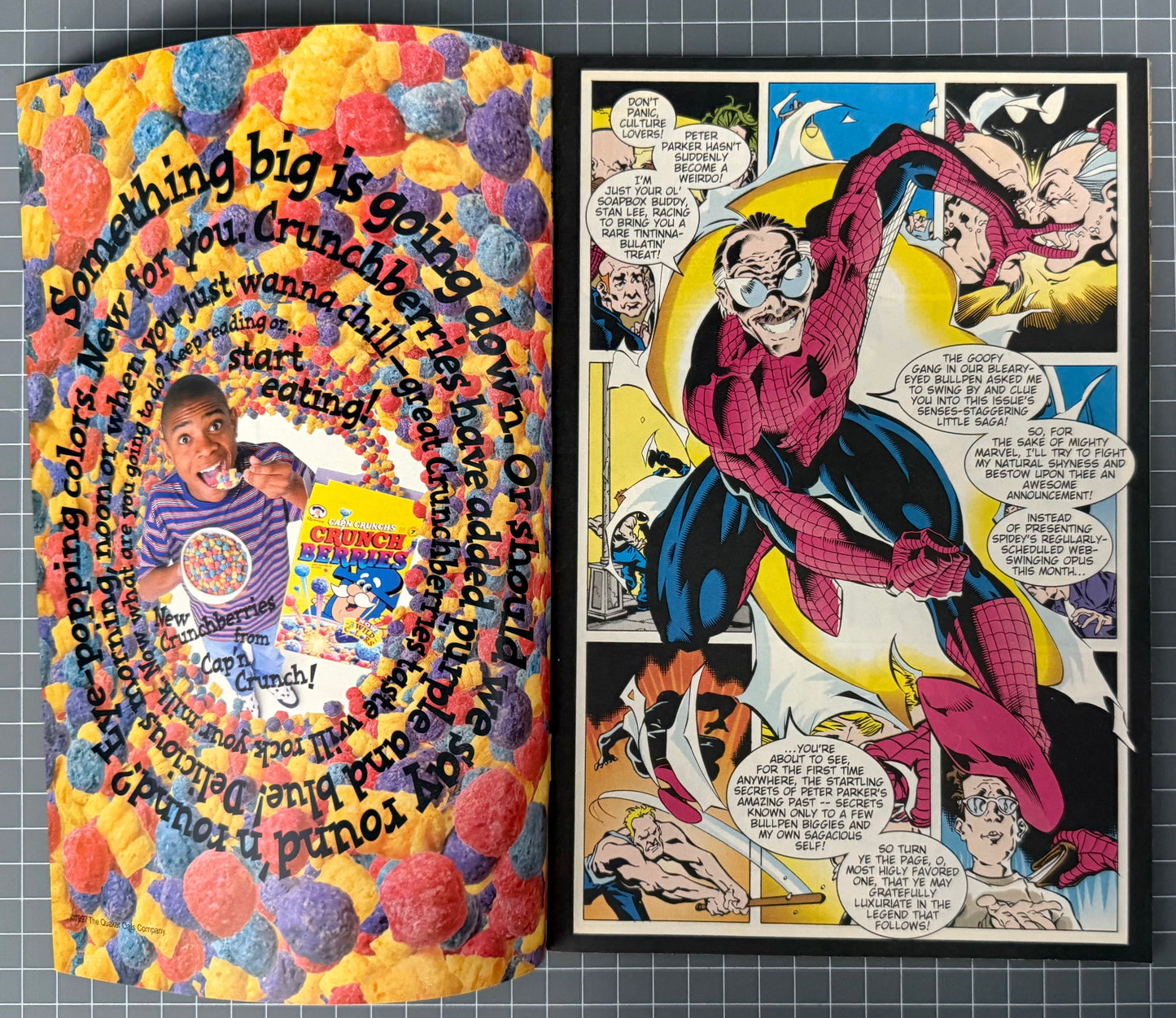 THE AMAZING SPIDER-MAN #-1 FLASHBACK [MARVEL COMICS] DIRECT 1997 VF/NM