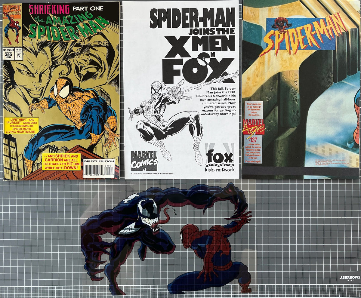 THE AMAZING SPIDER-MAN #390 [MARVEL COMICS] DIRECT - DELUXE 1994 VF-