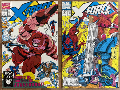 🔑 X-FORCE COMPLETE #1-12 [MARVEL] LOT 12 COMICS *DEADPOOL* 1991-1992 NM