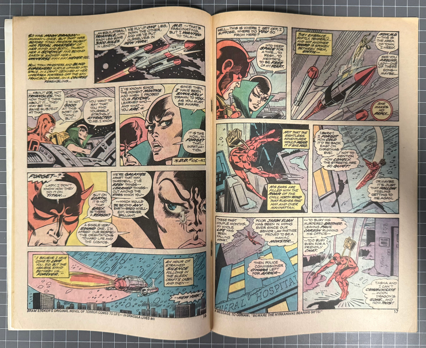 🔑 DAREDEVIL #108 [MARVEL COMICS] DIRECT *1ST APP. BLACK SPEKTRE* 1974 FN/VF