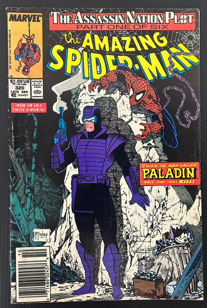 THE AMAZING SPIDER-MAN #320 [MARVEL COMICS] DIRECT 1989