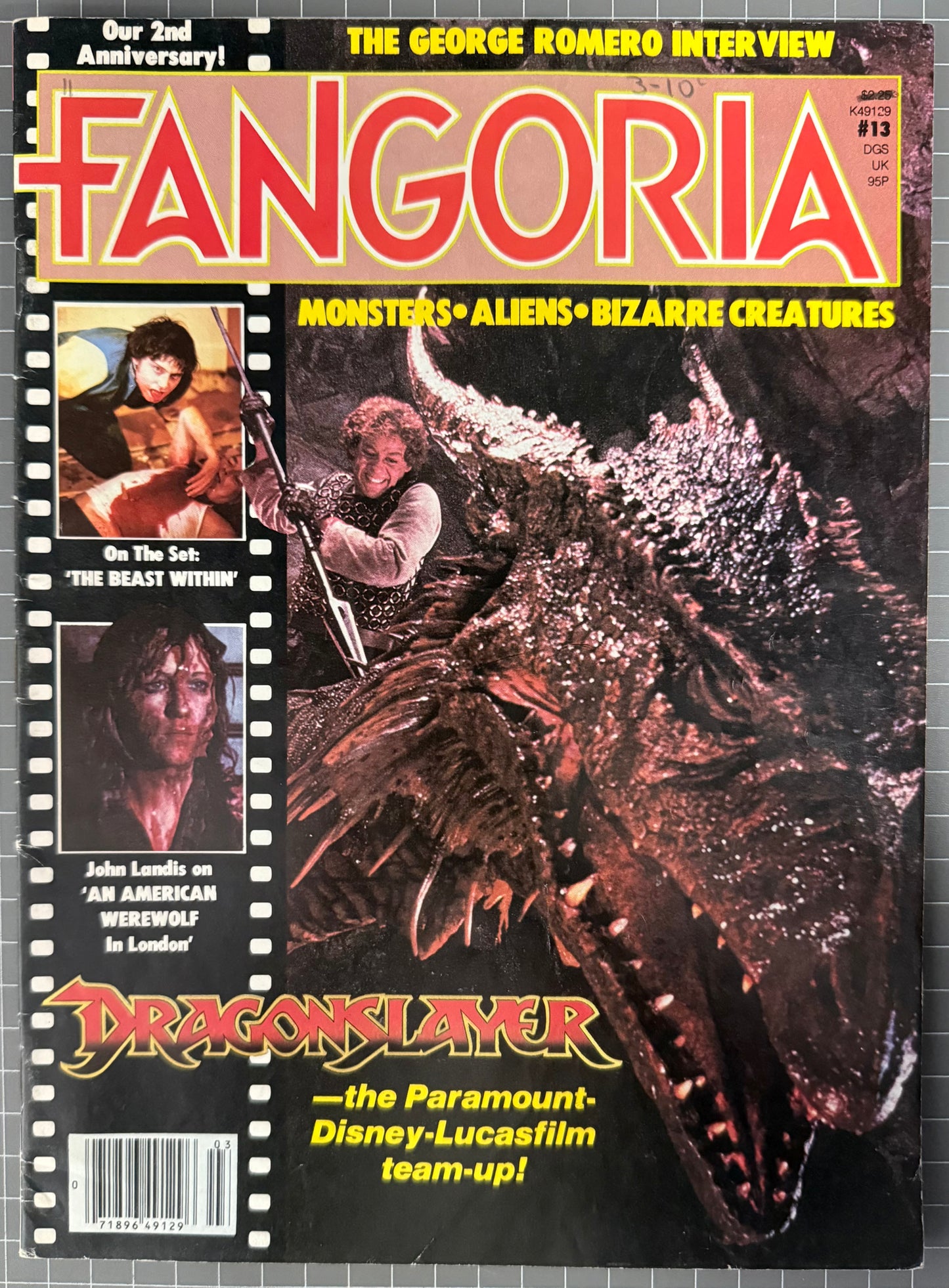 FANGORIA VOL. 1 #13 [O'QUINN STUDIOS] HORROR MAGAZINE 1981 FN