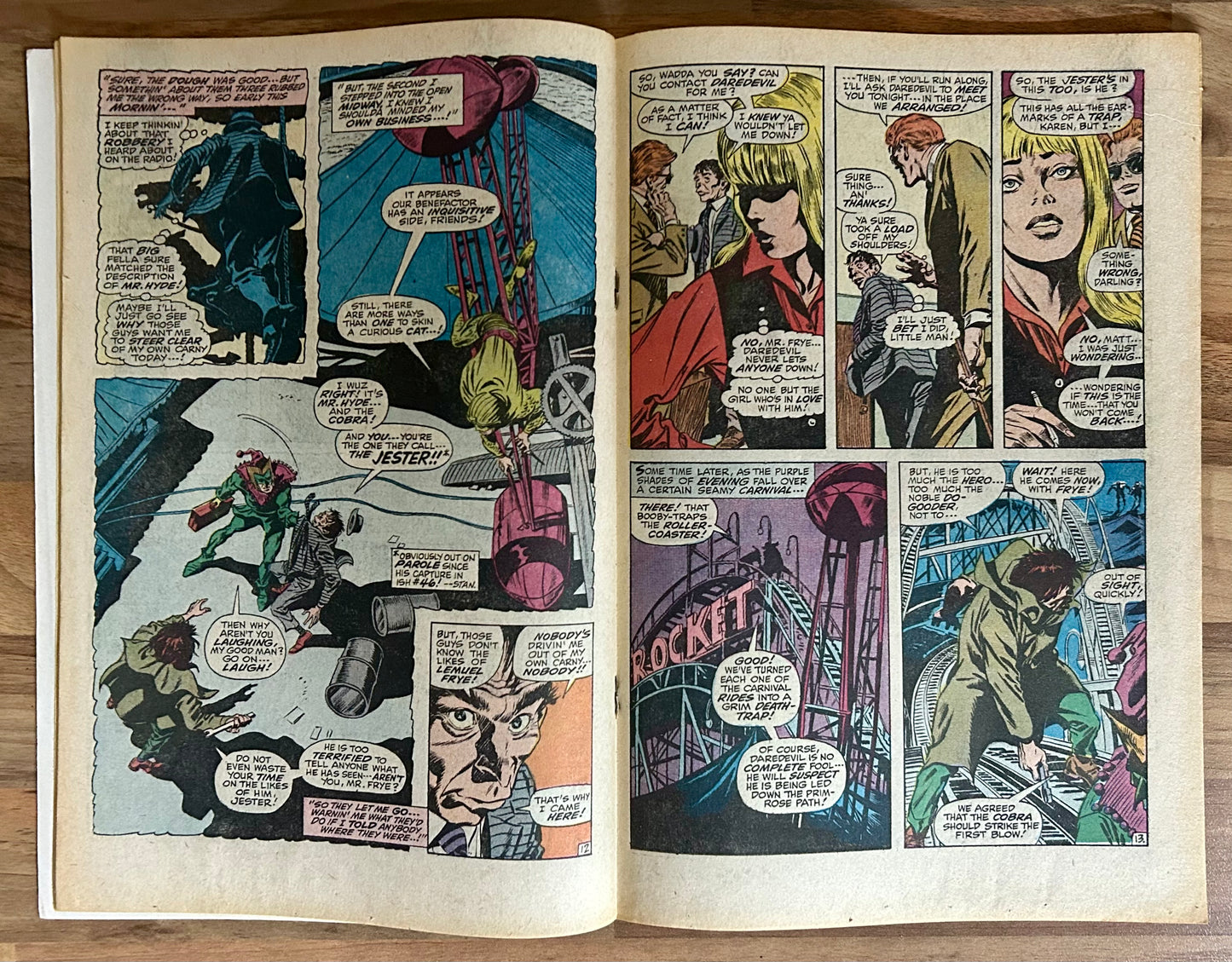 DAREDEVIL #61 [MARVEL COMICS] DIRECT 1970 FN