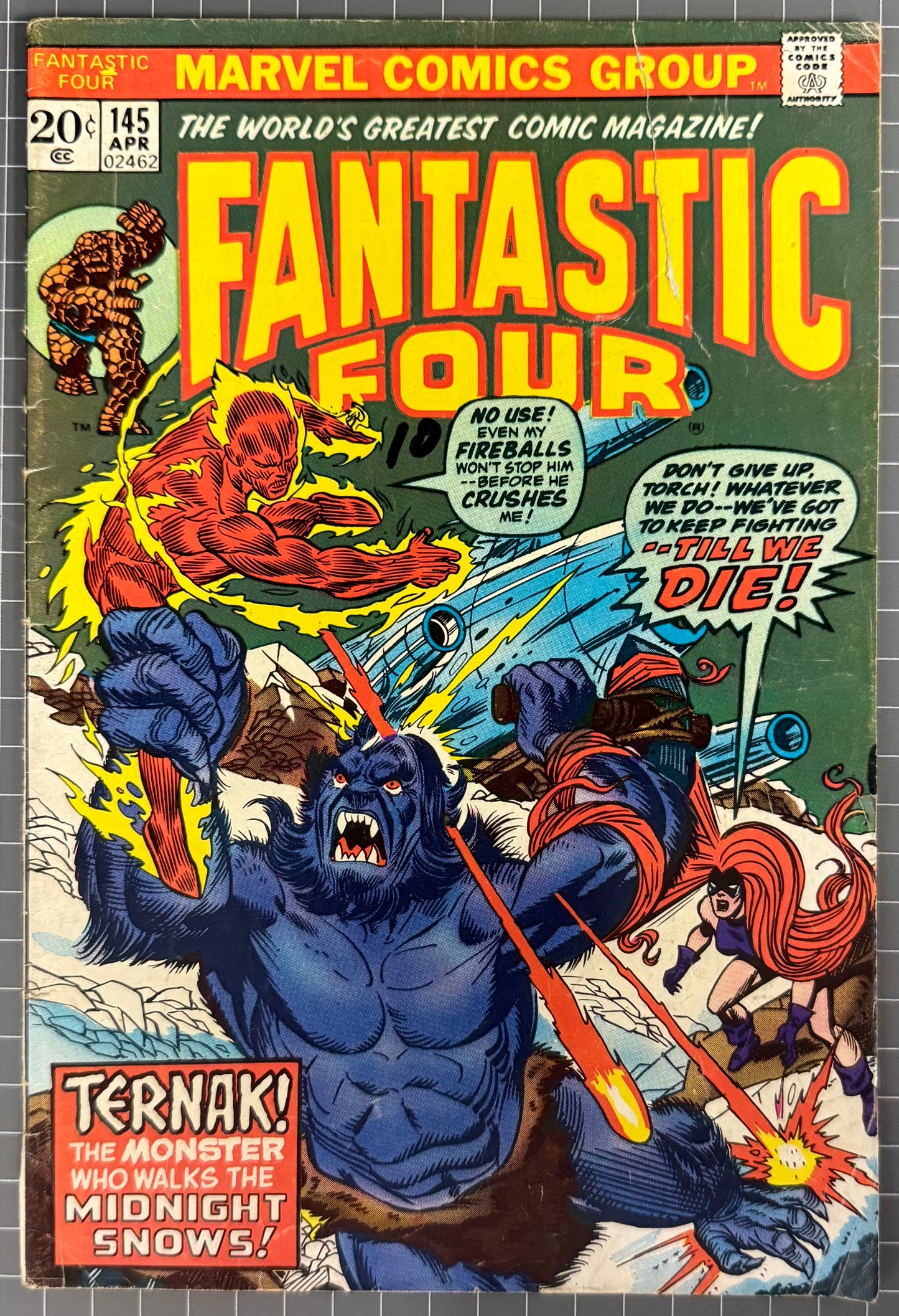 FANTASTIC FOUR #145 [MARVEL COMICS] 1974 GD