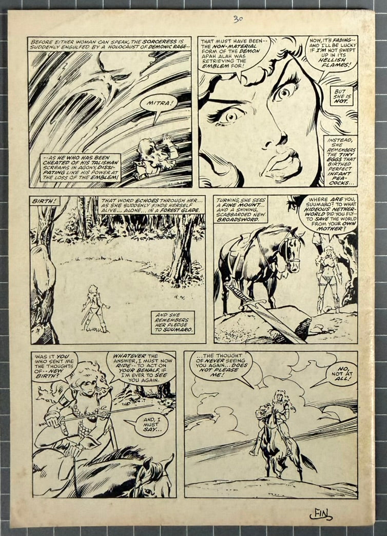 RED SONJA SHE-DEVIL WITH A SWORD #4 [YAFFA PUBLISHING] AUSTRALIAN COMIC 1980