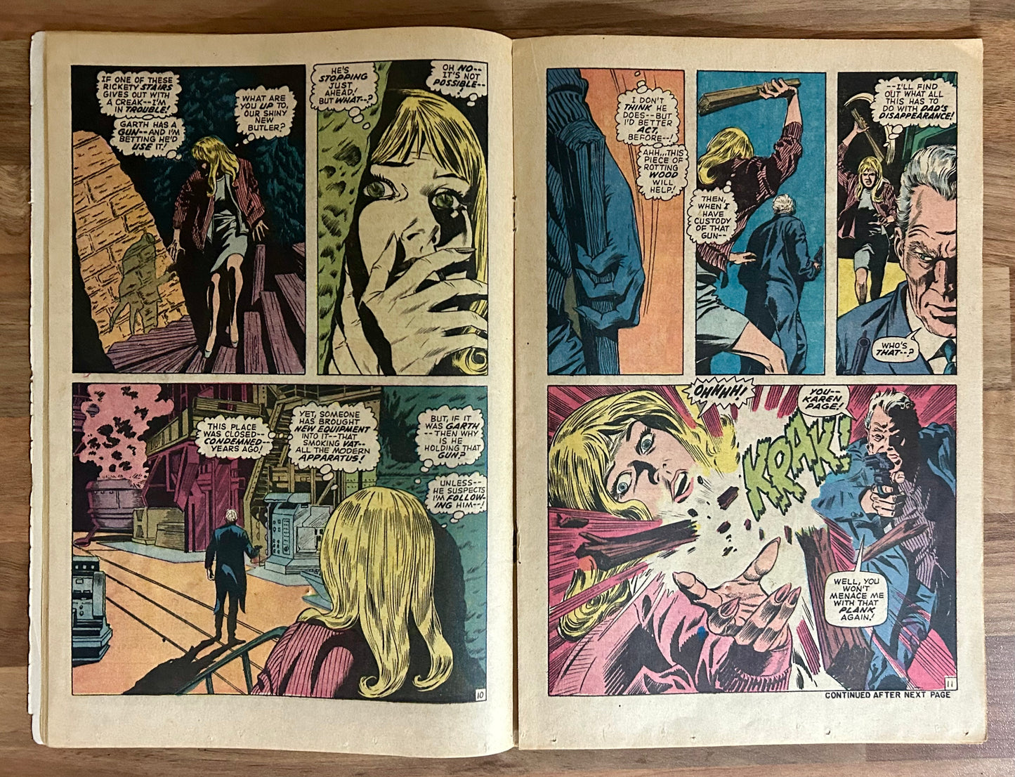 🔑 DAREDEVIL #57 [MARVEL COMICS] DIRECT *IDENTITY REVEAL* 1969 GD