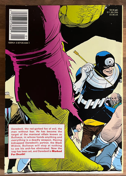 Daredevil: Marked for Death  Graphic Novel by Roger McKenzie, Frank Miller March 1990