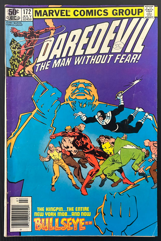 DAREDEVIL #172 [MARVEL COMICS] NEWSSTAND 1981 VG/FN