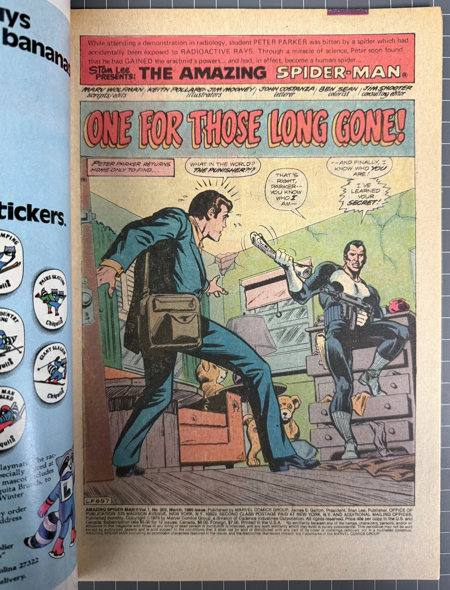 THE AMAZING SPIDER-MAN #202 [MARVEL COMICS] DIRECT 1980 VF+
