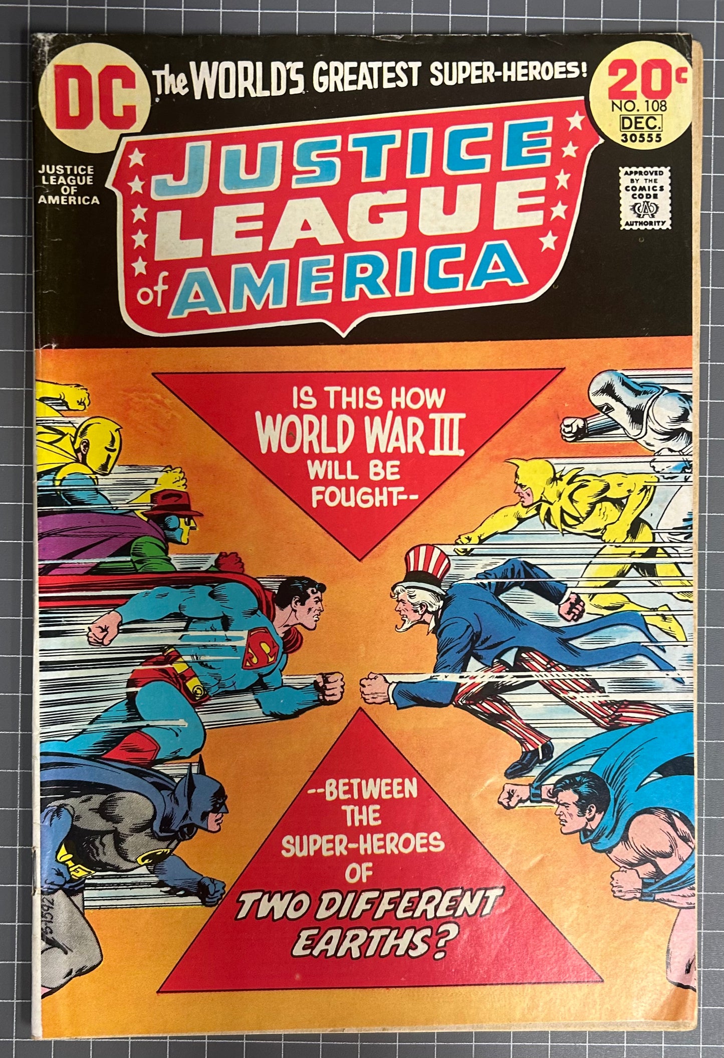 JUSTICE LEAGUE OF AMERICA #108 [DC COMICS] DIRECT 1973 FN
