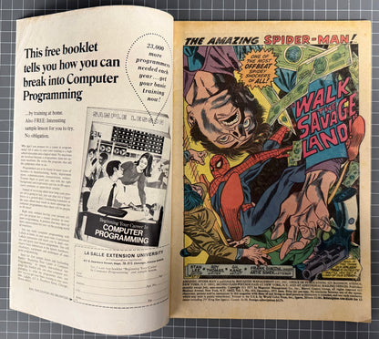 🔑 THE AMAZING SPIDER-MAN #103 [MARVEL COMICS] *1ST APPEARANCE GOG* 1971 VG+