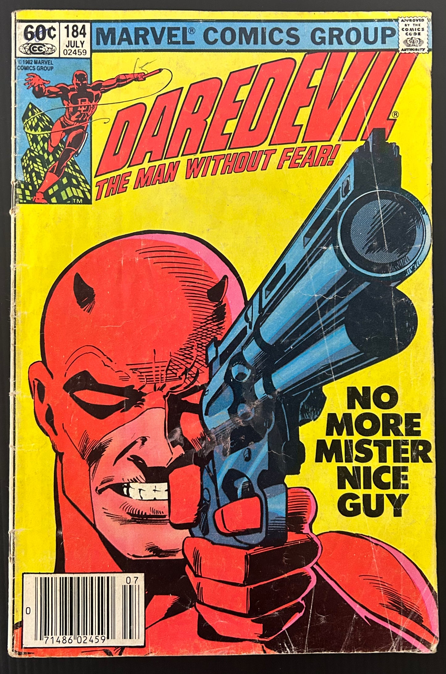 🔑 DAREDEVIL #184 [MARVEL COMICS] *DAREDEVIL & PUNISHER TEAM-UP* 1982 GD/VG