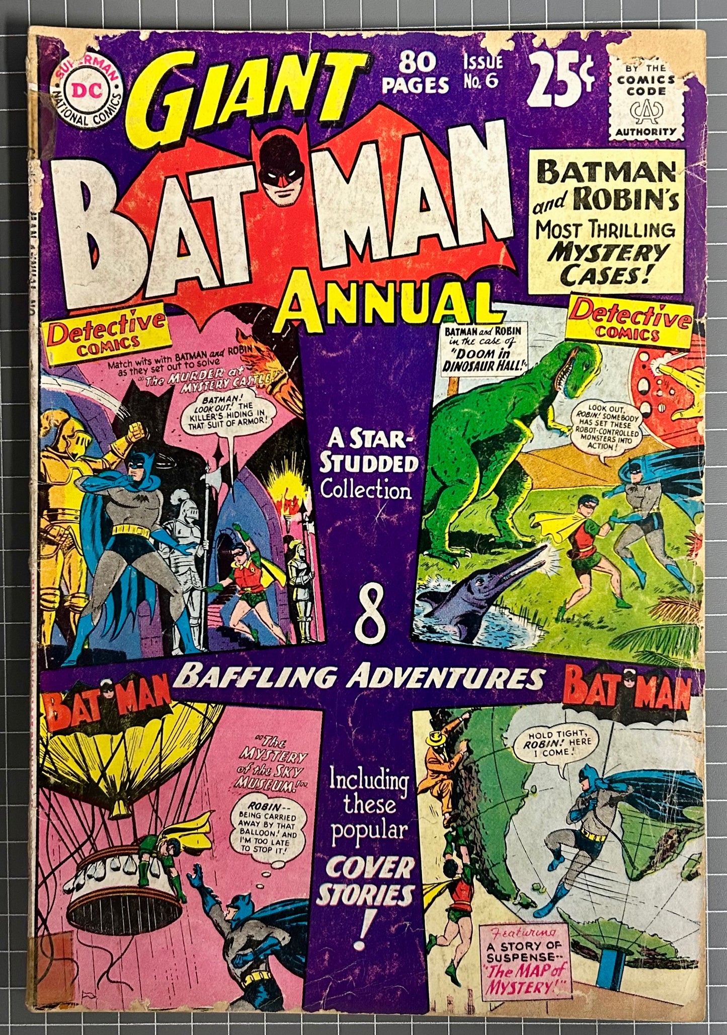 GIANT BATMAN ANNUAL #6 [DC COMICS] DIRECT 1963-1964 GD