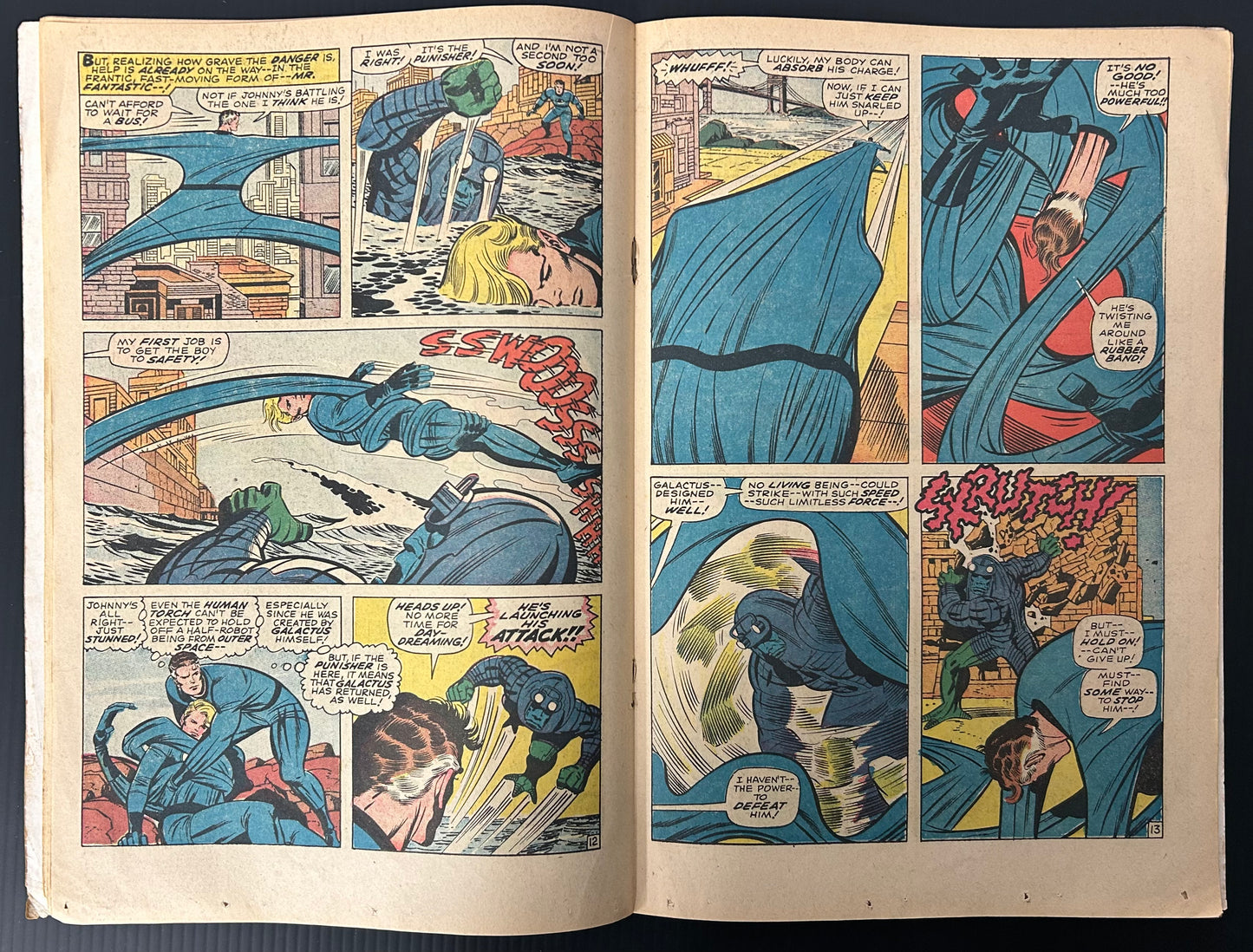 🔑 FANTASTIC FOUR #74 [MARVEL COMICS] DIRECT *SPECIAL COVER APPR* 1968 GD/VG