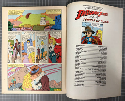 MARVEL SUPER SPECIAL #30: INDIANA JONES AND THE TEMPLE OF DOOM MAGAZINE 1984 FN/VF
