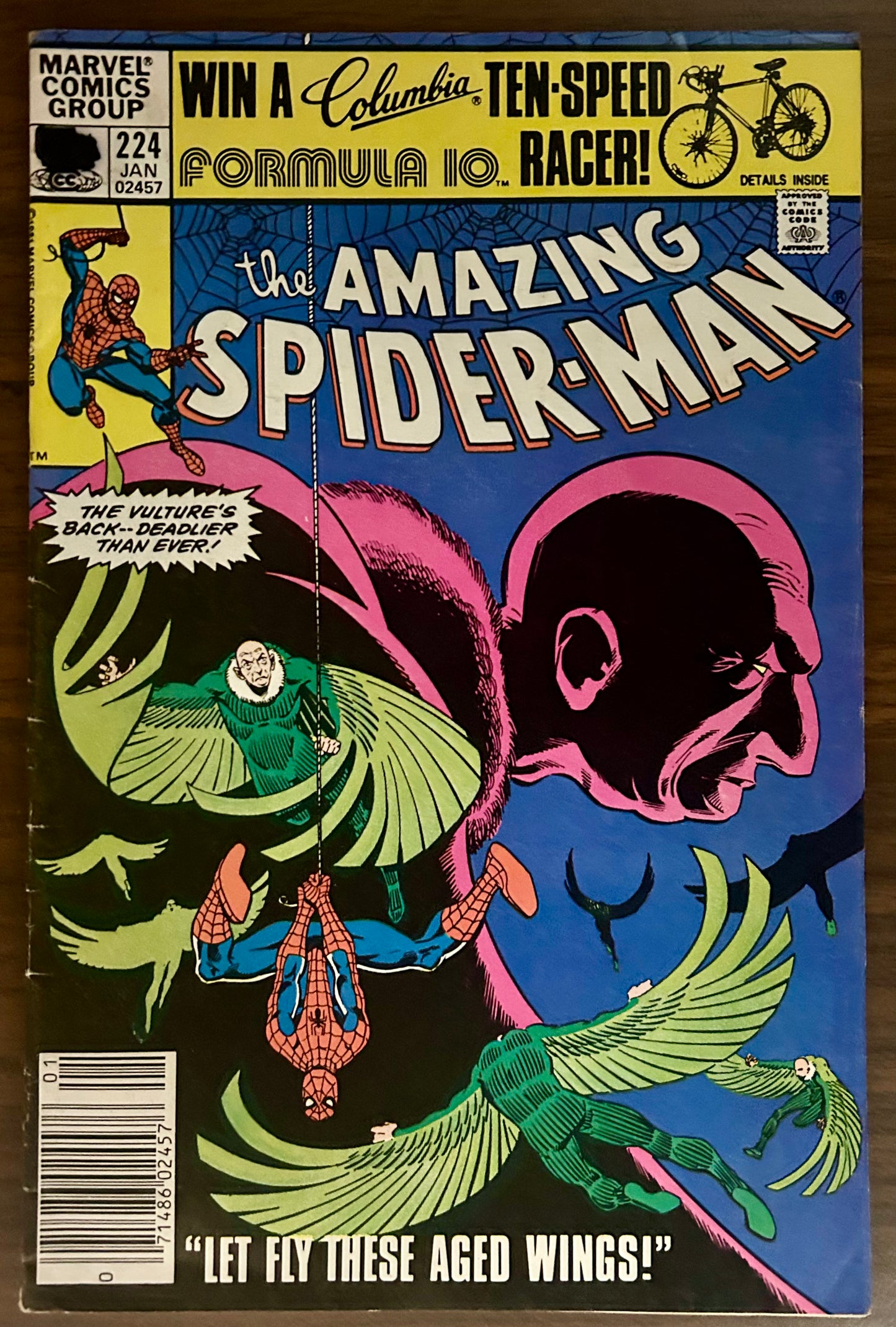 THE AMAZING SPIDER-MAN #224 [MARVEL COMICS] 1982