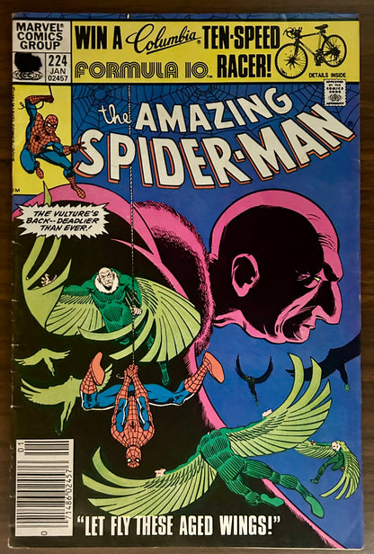 THE AMAZING SPIDER-MAN #224 [MARVEL COMICS] 1982