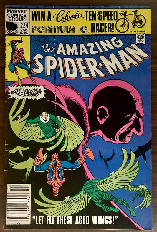 THE AMAZING SPIDER-MAN #224 [MARVEL COMICS] 1982
